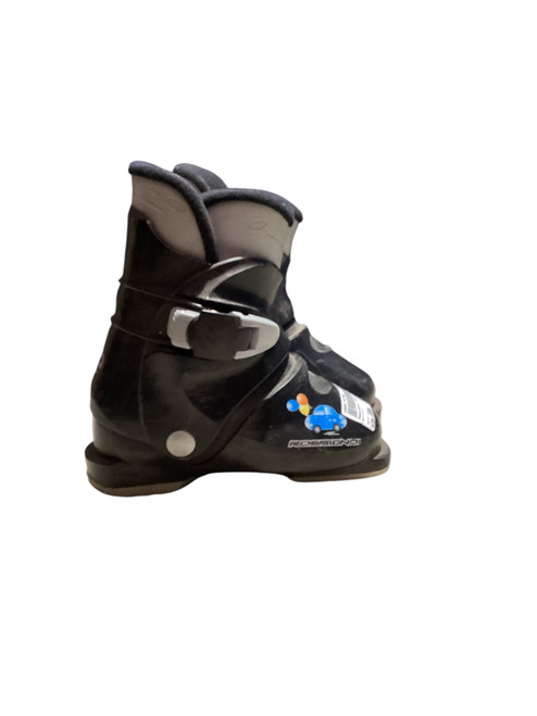 Vist Large View of Product Image Which is Used Rossignol R18 Boys DH Ski Boot Black 195 MP - Y13