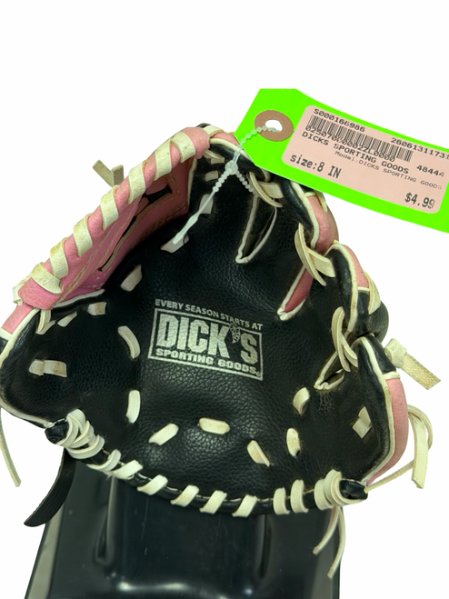 Vist Large View of Product Image Which is Used Rawlings FAST PITCH WFP115 RH Throw Leather Palm Fastpitch Softball Glove Black 11 1/2"