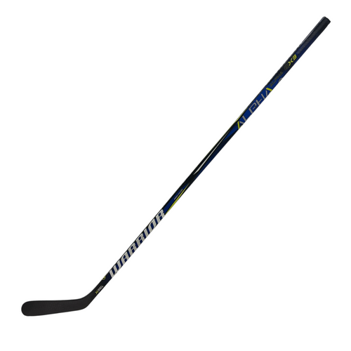 Vist Large View of Product Image Which is Used Warrior ALPHA QX3 Senior One Piece Hockey Stick Right 100 Flex