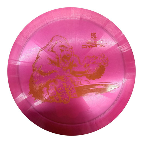Vist Large View of Product Image Which is Used Discraft BIG Z CRANK Disc Golf Driver Red 174g