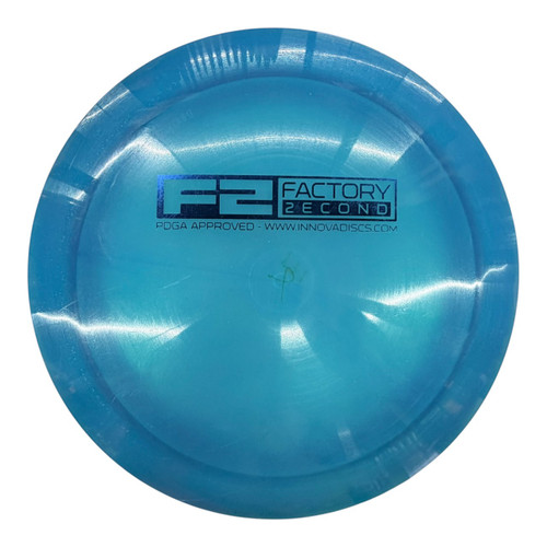 Vist Large View of Product Image Which is Used Innova F2 XCALIBER Disc Golf Driver Teal 172g