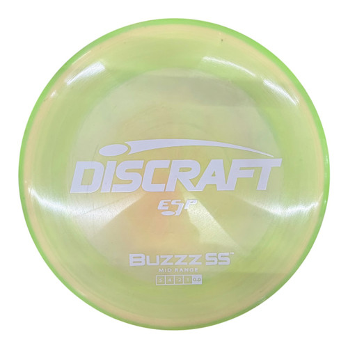 Vist Large View of Product Image Which is Used Discraft ESP BUZZZ SS Disc Golf Mid Range Green 174g