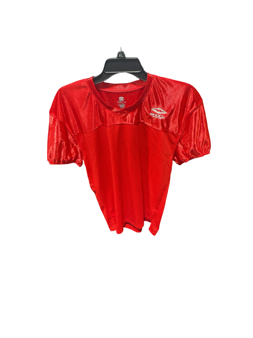 Vist Large View of Product Image Which is Used Shock DR RED JERSEY FB Top Youth Red MD
