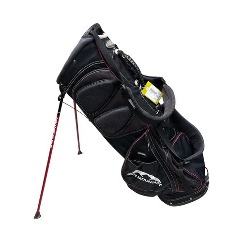 Vist Large View of Product Image Which is Used Sun Mountain 14 WAY Mens Golf Stand Bag Black