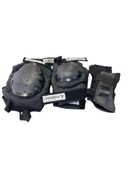 Vist Large View of Product Image Which is Used Rollerblade Inline Protective Set Black MD