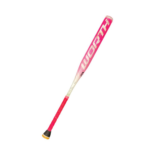 Vist Large View of Product Image Which is Used, Worth SICK 454 BB/SB, USSSA, Slowpitch Bat, Pink, 34", -8
