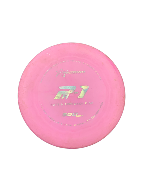 Vist Large View of Product Image Which is Used Prodigy PR-1 Disc Golf Putter Pink