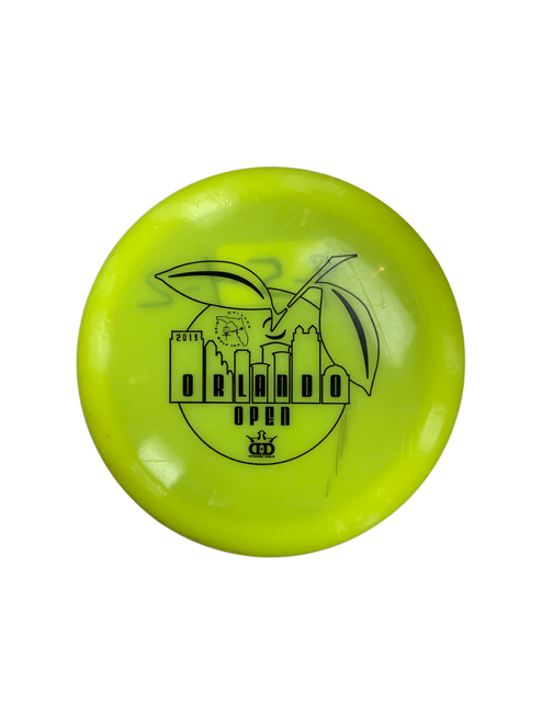 Vist Large View of Product Image Which is Used Dynamic Discs ORLANDO OPEN Disc Golf Mid Range Yellow