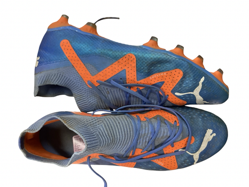 Vist Large View of Product Image Which is Used Puma Soccer Cleats Carolina Blue Senior 7