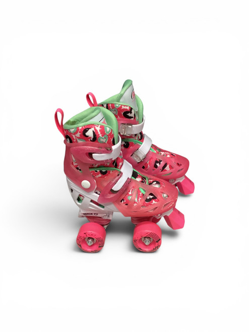 Vist Large View of Product Image Which is Used RollerDerby 12-2 Child Roller Quad Skates Pink Youth 12.0