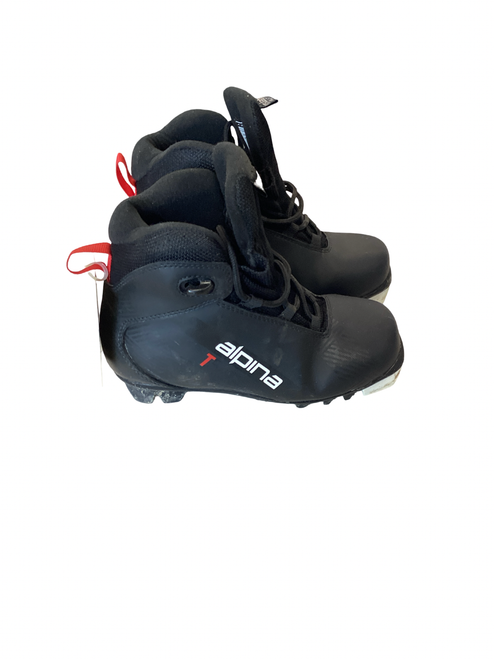 Vist Large View of Product Image Which is Used Alpina Boys NNN XC Ski Boots Black W 05-05.5 / JR 03.5-04