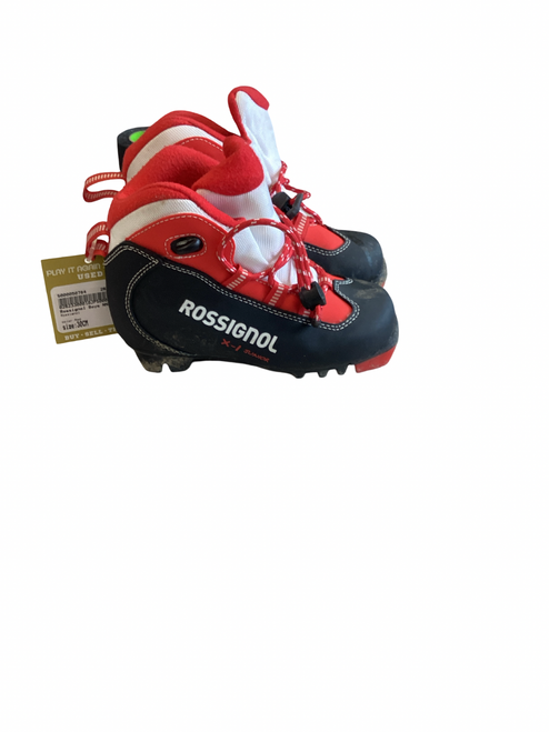 Vist Large View of Product Image Which is Used Rossignol Boys NNN XC Ski Boots Red YT-12