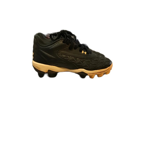 Vist Large View of Product Image Which is Used Under Armour 3027455-001 BB/SB Cleats Black Youth 11.0