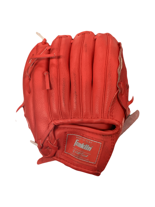 Vist Large View of Product Image Which is Used Franklin RTP BB/SB Glove RH Throw Red 9"