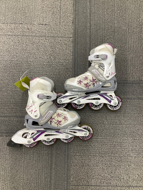 Vist Large View of Product Image Which is Used Bladerunner PHASER 1-4 Junior Rec Fitness Skates White Adjustable