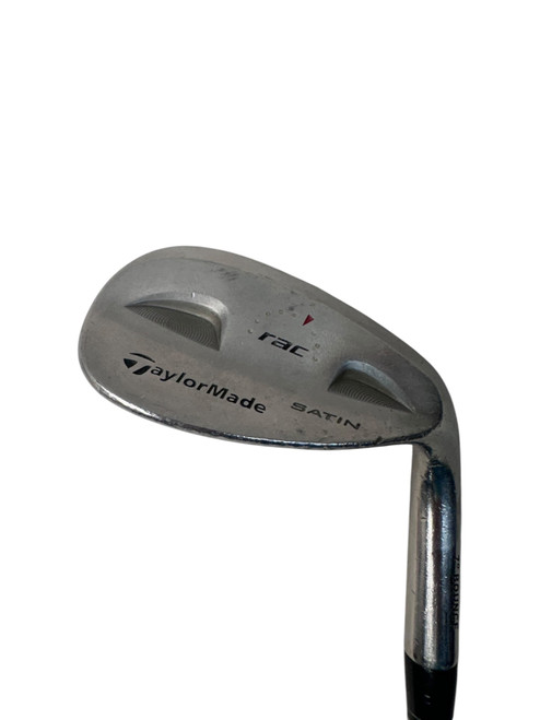 Vist Large View of Product Image Which is Used Taylormade RAC SATIN Golf Wedge Mens RH Silver 60 Degree