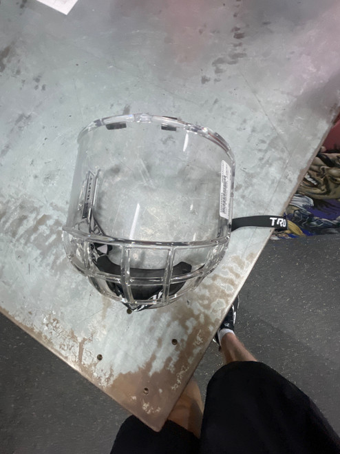 Vist Large View of Product Image Which is Used Tron Hockey Full Visor One Size