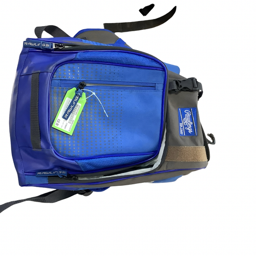 Vist Large View of Product Image Which is Used Rawlings BB BAT BAG BB/SB Player Backpack Royal Blue