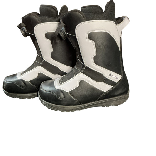 Vist Large View of Product Image Which is Used SYST3M Mens Snowboard Boots Black Senior 9