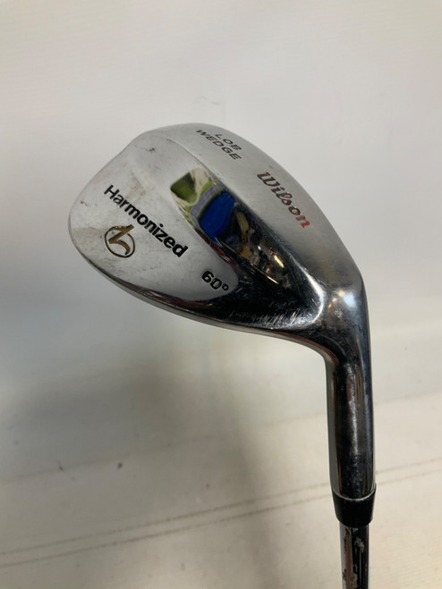 Vist Large View of Product Image Which is Used Wilson HARMONIZED 60 Golf Wedge Mens RH Lob Wedge