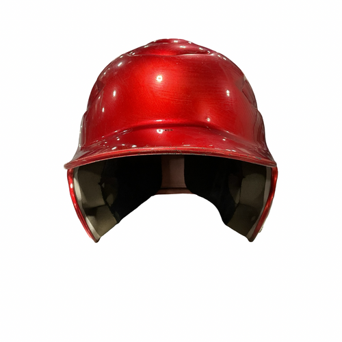 Vist Large View of Product Image Which is Used Rawlings BASEBALL HELMET 6 1/2-7 1/2 Batting Helmet No Mask Red One Size