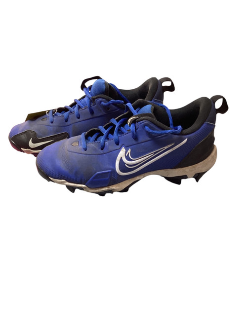 Vist Large View of Product Image Which is Used Nike SZ 3.5 BLUE BASEBALL CLEAT BB/SB Cleats Royal Blue Junior 03.5