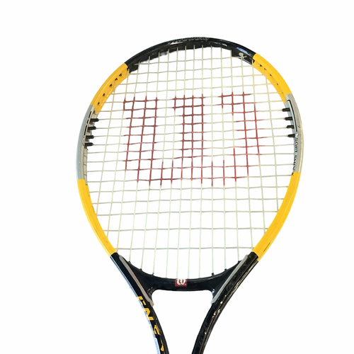Vist Large View of Product Image Which is Used Wilson ENERGY Adult Tennis Racquet Yellow Unknown