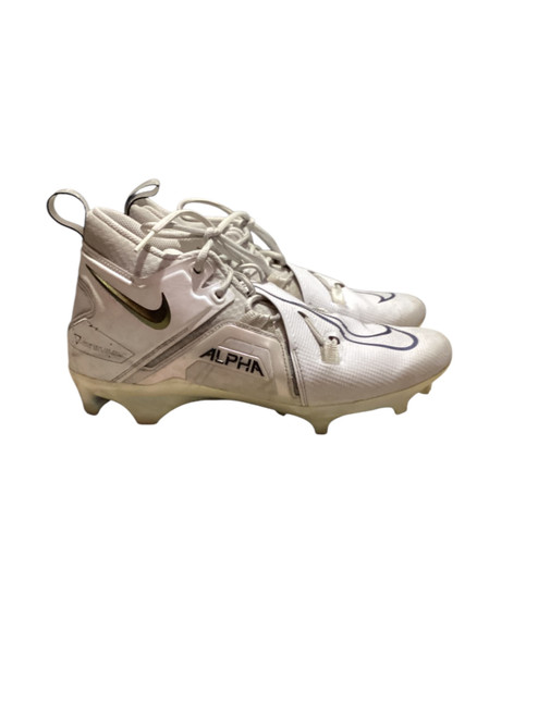 Vist Large View of Product Image Which is Used Nike Adult FB Cleats White Senior 10.5