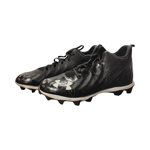 Vist Large View of Product Image Which is Used Under Armour BB/SB Cleats Black Senior 10.5