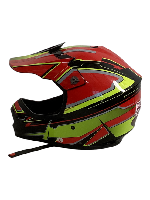 Vist Large View of Product Image Which is Used FRENZY MX1 Bike Helmet Red LG