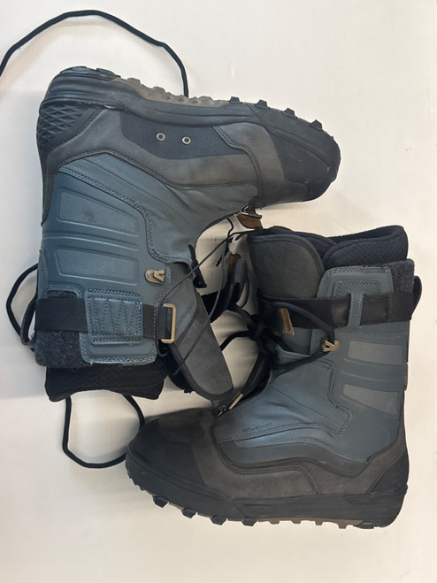 Vist Large View of Product Image Which is Used Vans HIGH COUNTRY AND HELL BOUND Mens Snowboard Boots Navy Blue Senior 11.5