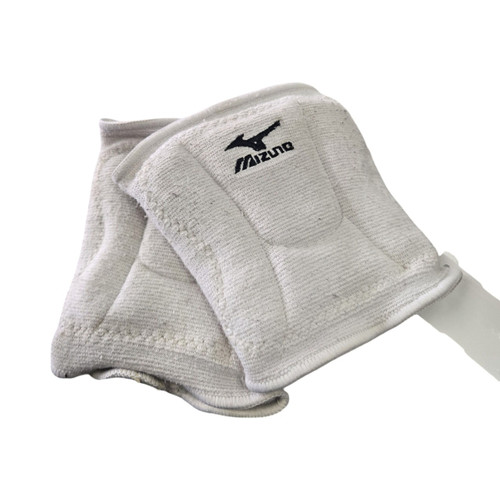 Vist Large View of Product Image Which is Used Mizuno KNEE PADS YTH LG VB Knee Pads White