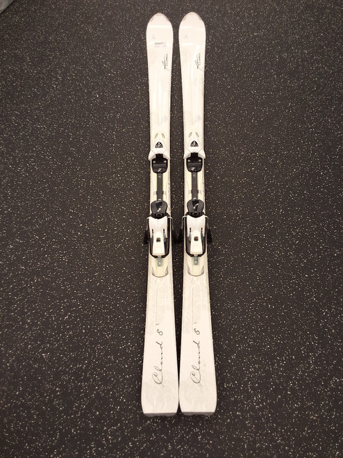 Vist Large View of Product Image Which is Used Atomic CLOUD 8 Womens DH Ski/Binding White 165 cm