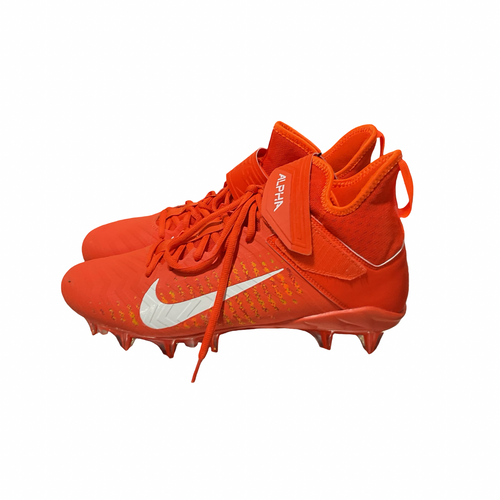 Vist Large View of Product Image Which is Used Nike Adult FB Cleats Orange Senior 10.5