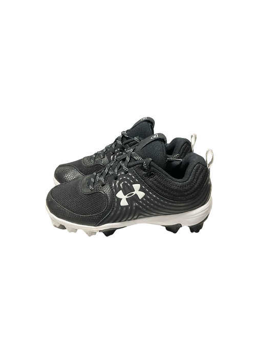 Vist Large View of Product Image Which is Used Under Armour GLYDE BB/SB Cleats Black Junior 02
