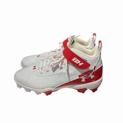 Vist Large View of Product Image Which is Used Under Armour BRYCE HARPER BB/SB Cleats Red Junior 05