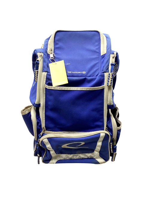 Vist Large View of Product Image Which is Used Latitude 64 Disc Golf Backpack Royal Blue