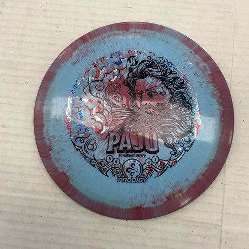 Vist Large View of Product Image Which is Used Prodigy Disc F5 SEPPO PAJU Disc Golf Driver Royal Blue 170g