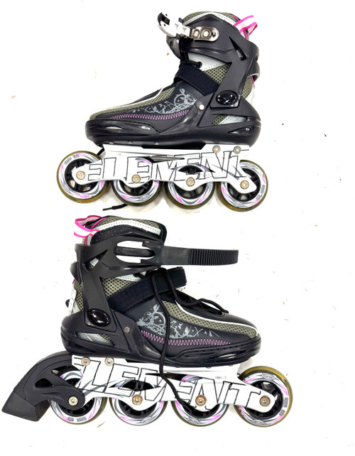 Vist Large View of Product Image Which is Used 5TH ELEMENT Senior Rec Fitness Skates Black Senior 7