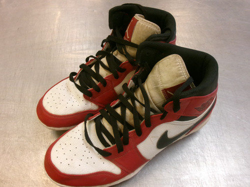 Vist Large View of Product Image Which is Used Nike Adult FB Cleats Red Senior 11