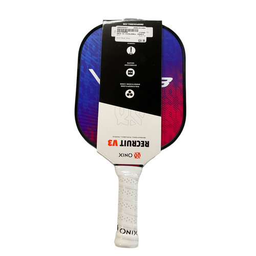 Vist Large View of Product Image Which is Used Onix V3 Pickleball Racquet Royal Blue