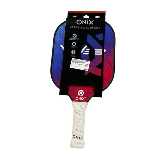 Vist Large View of Product Image Which is Used Onix V3 Pickleball Racquet Royal Blue