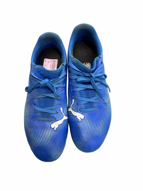 Vist Large View of Product Image Which is Used Puma Soccer Cleats Royal Blue Junior 06