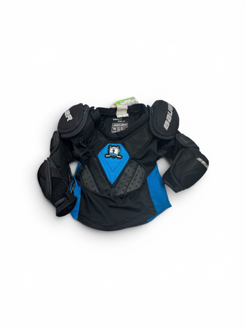Vist Large View of Product Image Which is Used Bauer PRODIGY SHOULDER + ELBOWS Youth Shoulder Pads SM