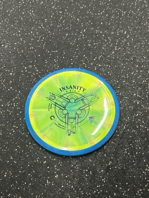 Vist Large View of Product Image Which is Used MVP COSMIC NEUTRON INSANITY Disc Golf Driver Yellow
