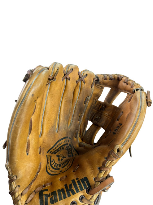Vist Large View of Product Image Which is Used Franklin 4084 BB/SB Glove LH Throw Brown 12"