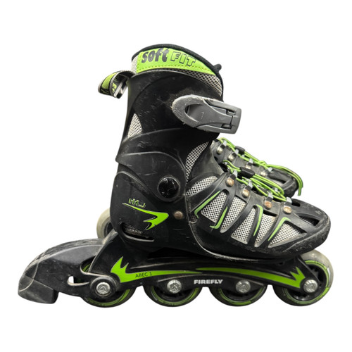 Vist Large View of Product Image Which is Used Firefly ABEC 1 Junior Rec Fitness Skates Grey Adjustable