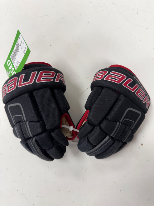 Vist Large View of Product Image Which is Used Bauer JT19 Youth Gloves Black 8"