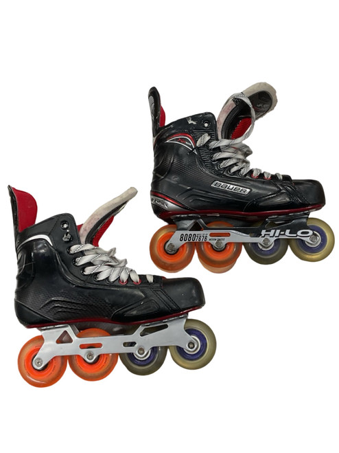 Vist Large View of Product Image Which is Used Bauer BAUER VAPOR INLINE SKATES Senior Aggressive Skates Black Senior 11