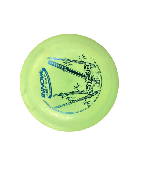 Vist Large View of Product Image Which is Used Innova KATANA Disc Golf Driver Green